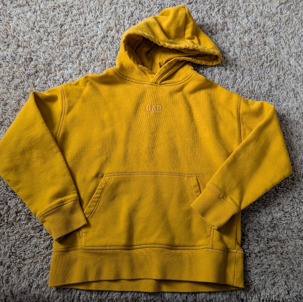GAP Kids Yellow Hoodie Sz 8